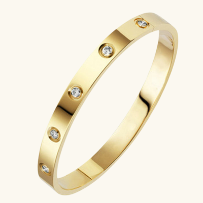 FINET Luxe Armband met Zirkoon