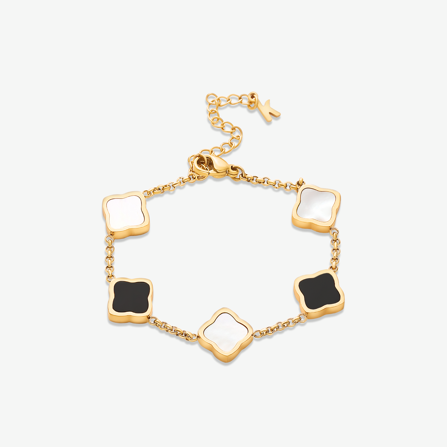 CLOVER Gouden Armband