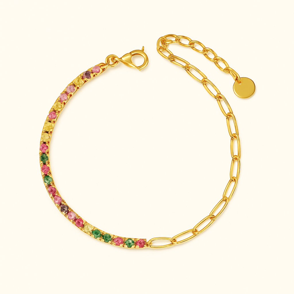 FAE Paperclip und Tennisarmband