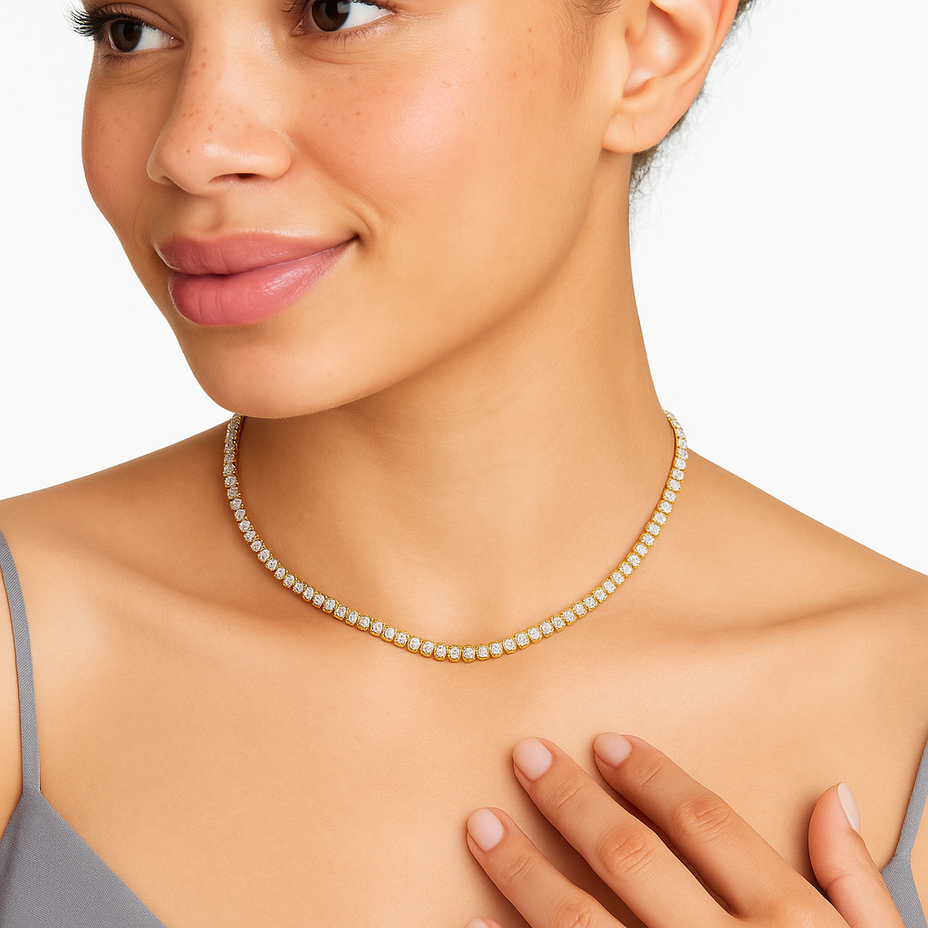 TENNIS Klassische Halskette