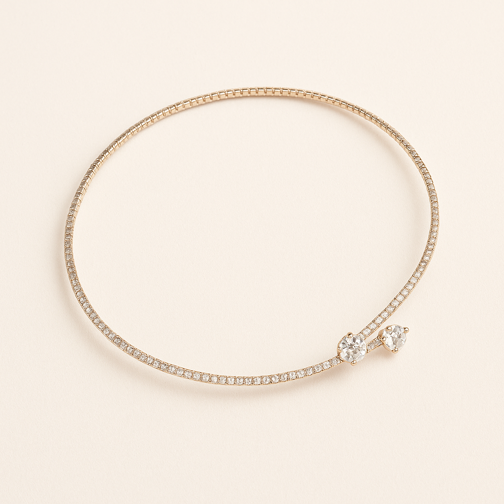 CRISTAL Diamant Halskette