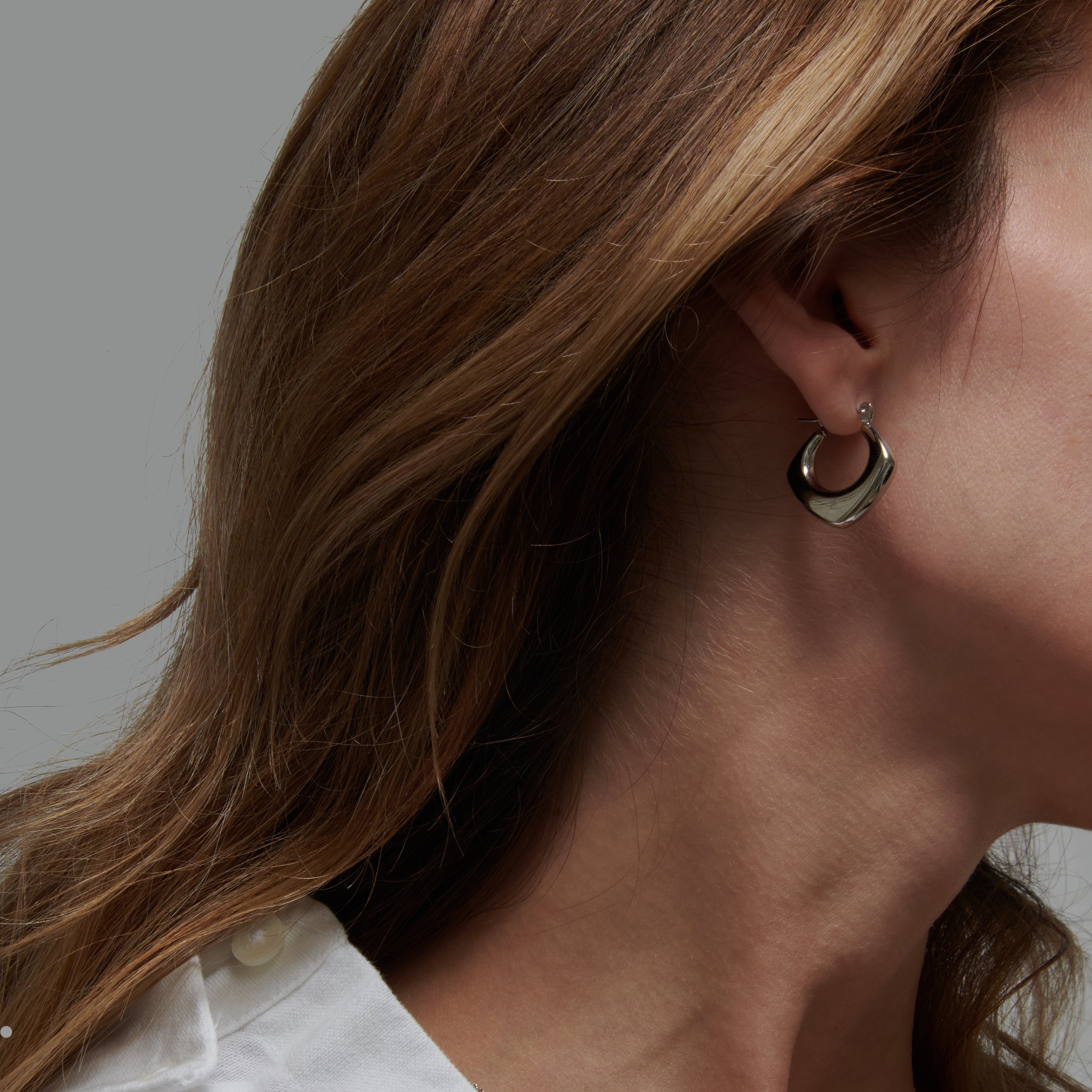 RHOMBUS Goldene Ohrringe