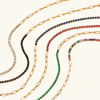 FAE Paperclip und Tennisarmband