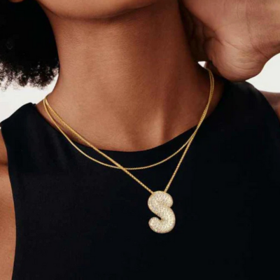 DU | Personalisierte Initialenkette