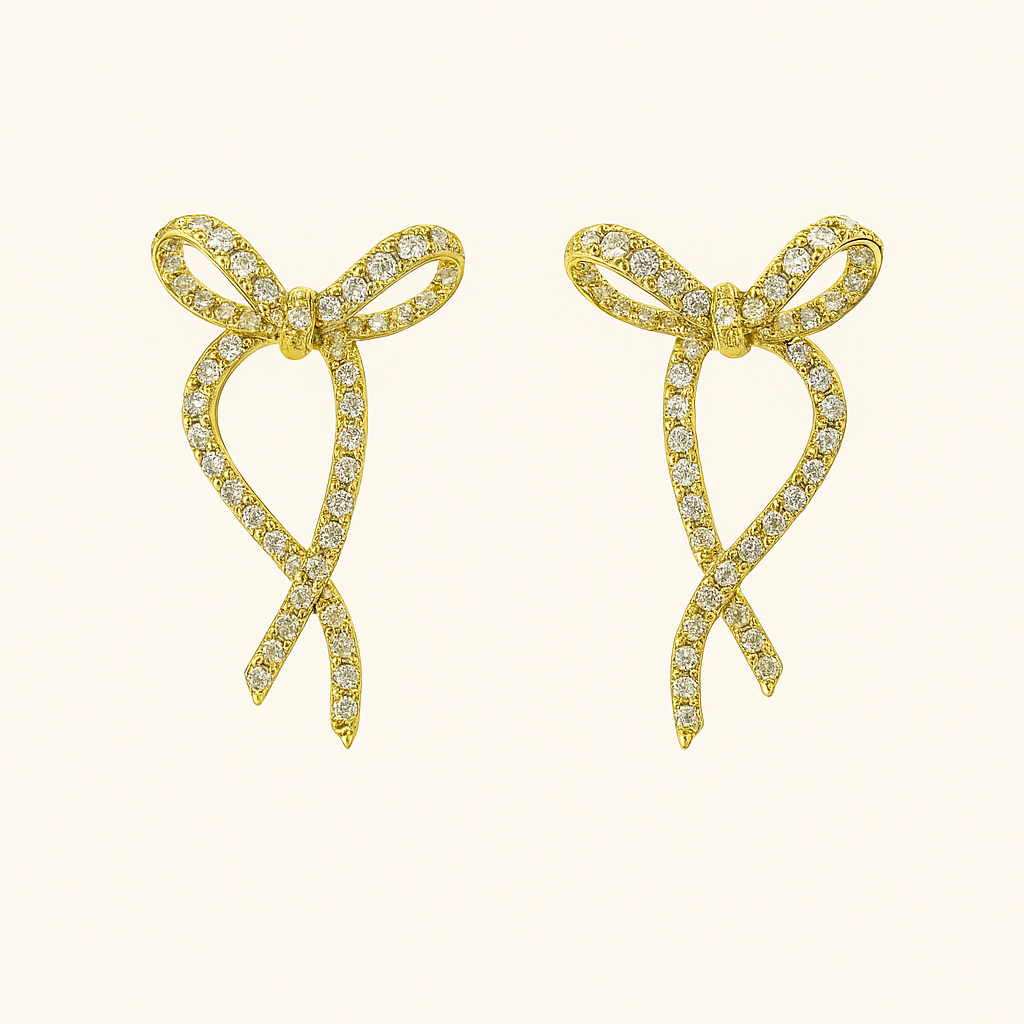 MALTA Loop Earrings with Zircon