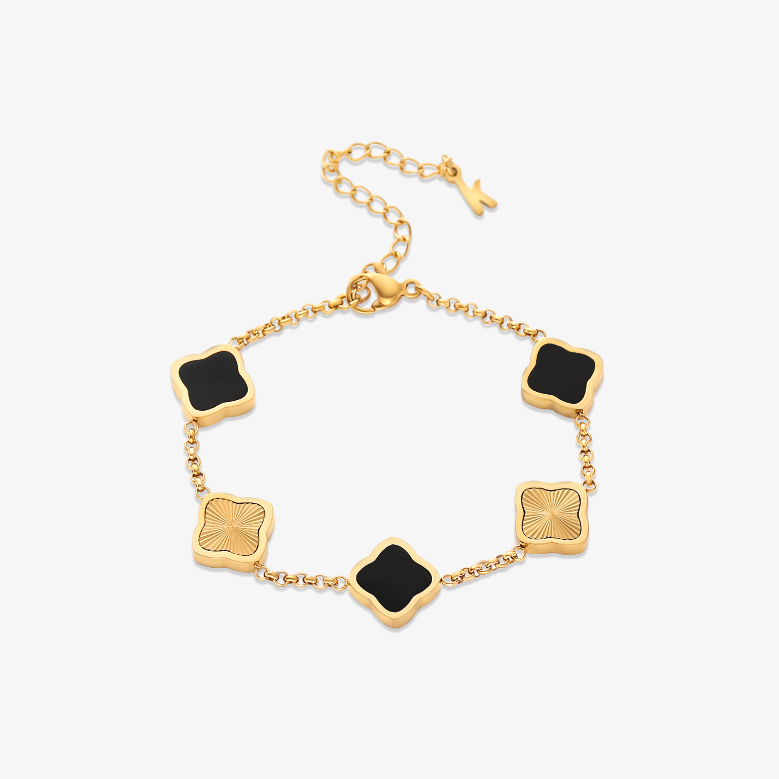 CLOVER Gouden Armband