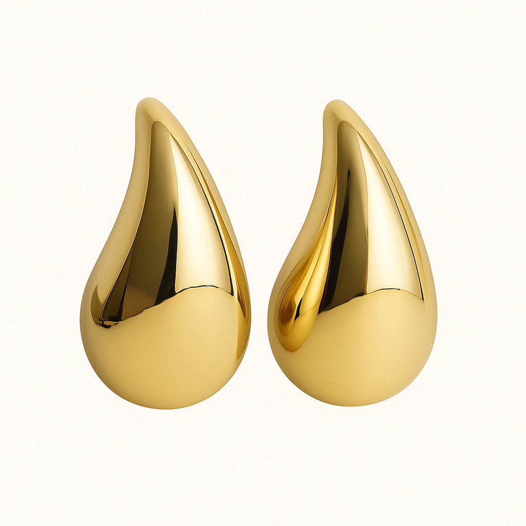 ELLA Water Drop Earrings | Gold