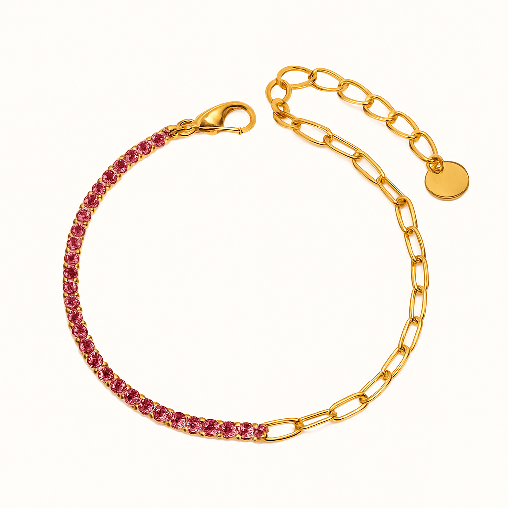 FAE Paperclip and Tennis Bracelet